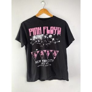 Pink Floyd NYC Wooster Hall July 4th Men's Medium Black Short Sleeve T-Shirt